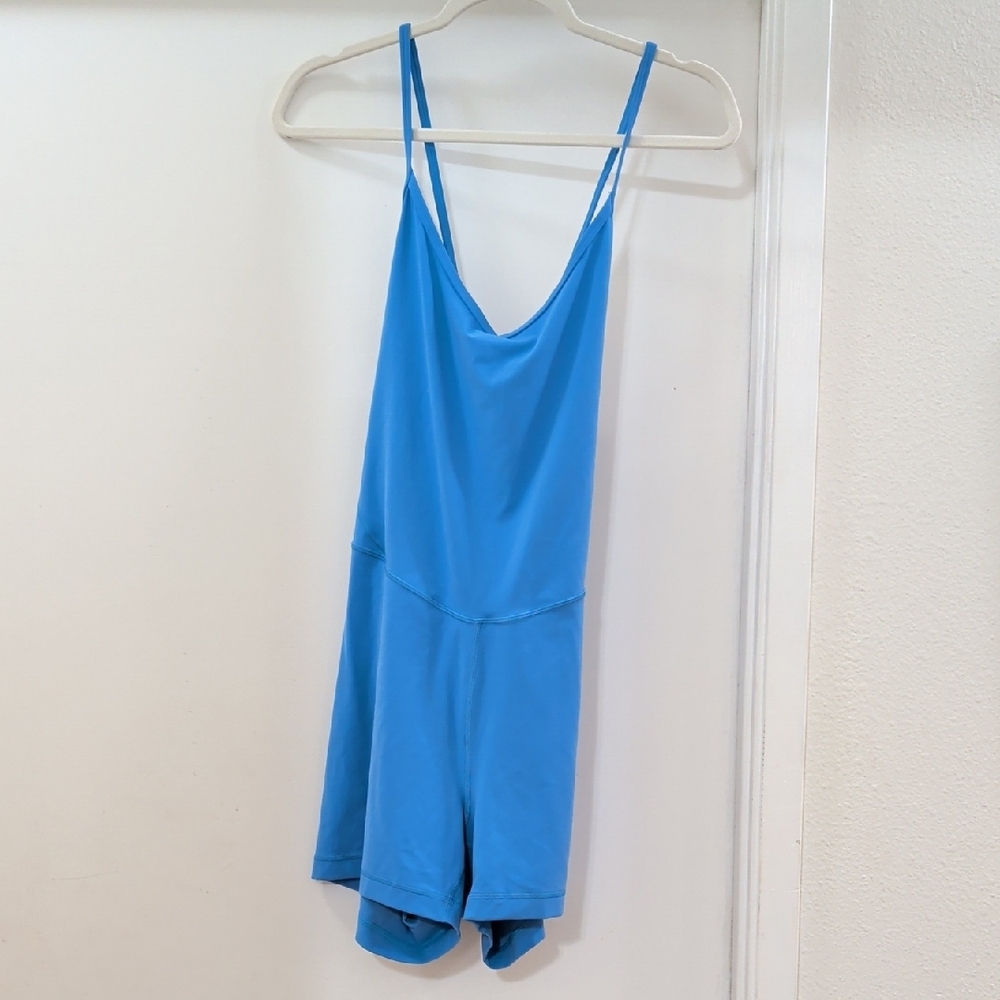 Lululemon Align Cross-Back Bodysuit 4" Pool Party NWT - Picture 3 of 8